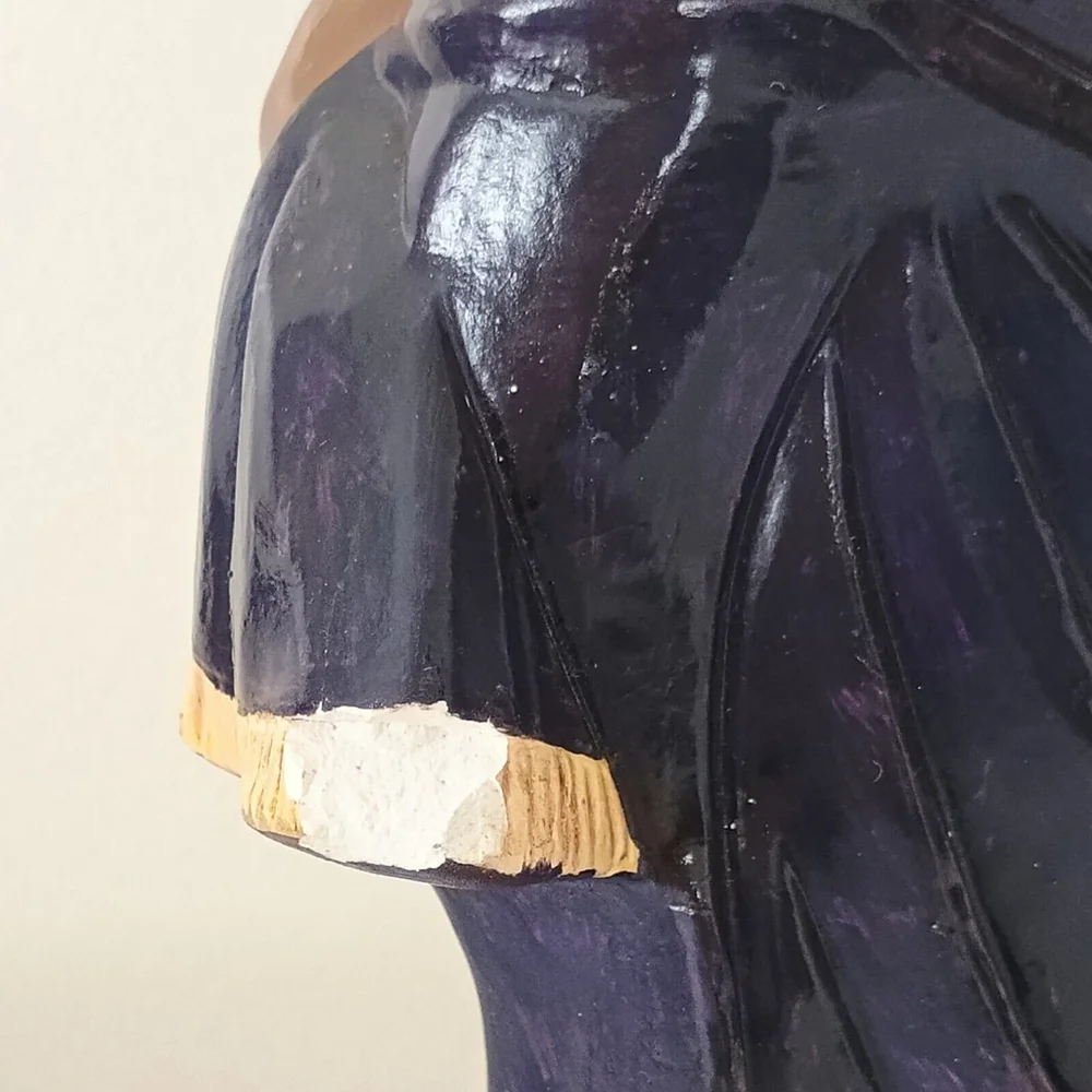 Vintage Hand Painted Chalkware Standing Wiseman Figure Nativity Replacement 13